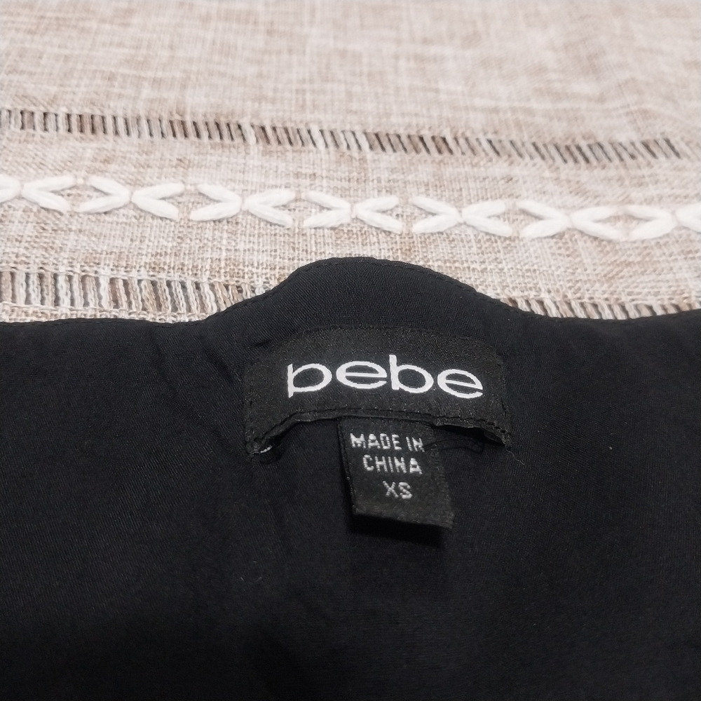 BEBE corset eyelet top size extra small womens - Picture 9 of 13